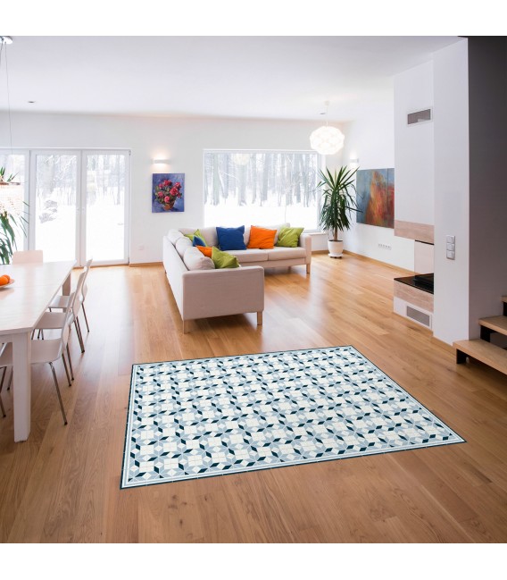 VINYL GEOMETRIC CARPET