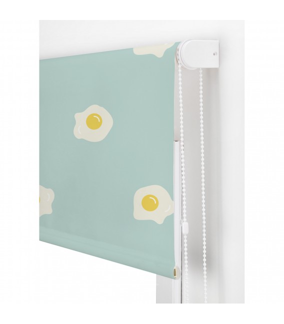 KITCHEN EGGS PRINT ROLLER BLIND