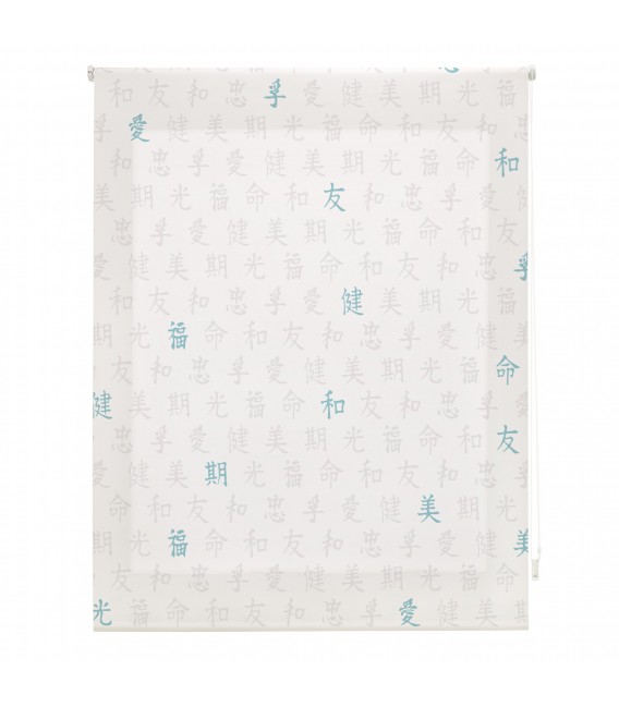 ROOM JAPANESE LETTERS PRINT ROLLER BLIND